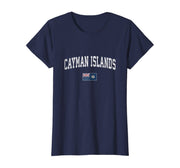 Cayman Islands T-Shirt Vintage Sports Design Caymans Tee