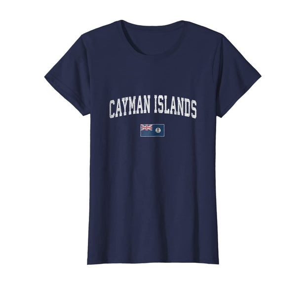 Cayman Islands T-Shirt Vintage Sports Design Caymans Tee