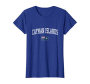 Cayman Islands T-Shirt Vintage Sports Design Caymans Tee