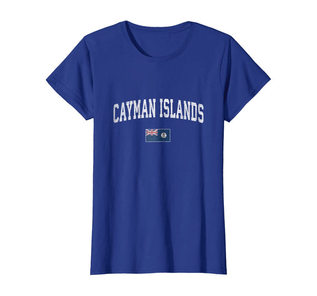 Cayman Islands T-Shirt Vintage Sports Design Caymans Tee