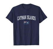 Cayman Islands T-Shirt Vintage Sports Design Caymans Tee