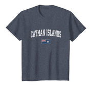 Cayman Islands T-Shirt Vintage Sports Design Caymans Tee