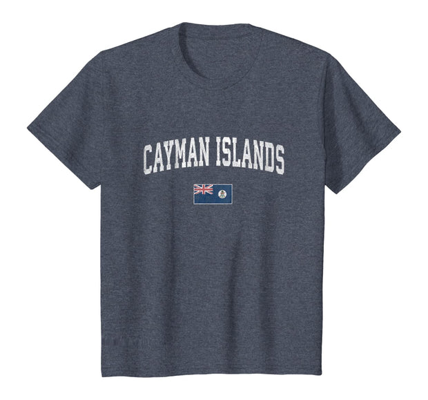 Cayman Islands T-Shirt Vintage Sports Design Caymans Tee