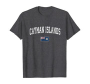 Cayman Islands T-Shirt Vintage Sports Design Caymans Tee