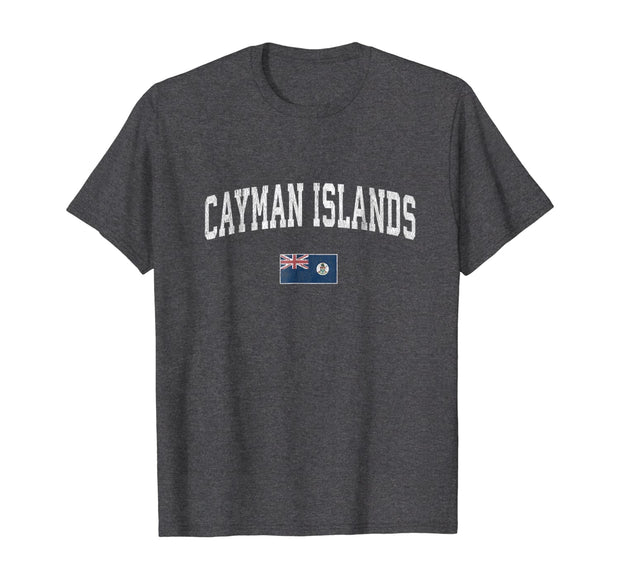 Cayman Islands T-Shirt Vintage Sports Design Caymans Tee