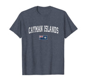 Cayman Islands T-Shirt Vintage Sports Design Caymans Tee