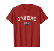 Cayman Islands T-Shirt Vintage Sports Design Caymans Tee