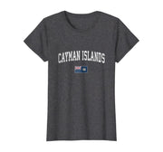 Cayman Islands T-Shirt Vintage Sports Design Caymans Tee