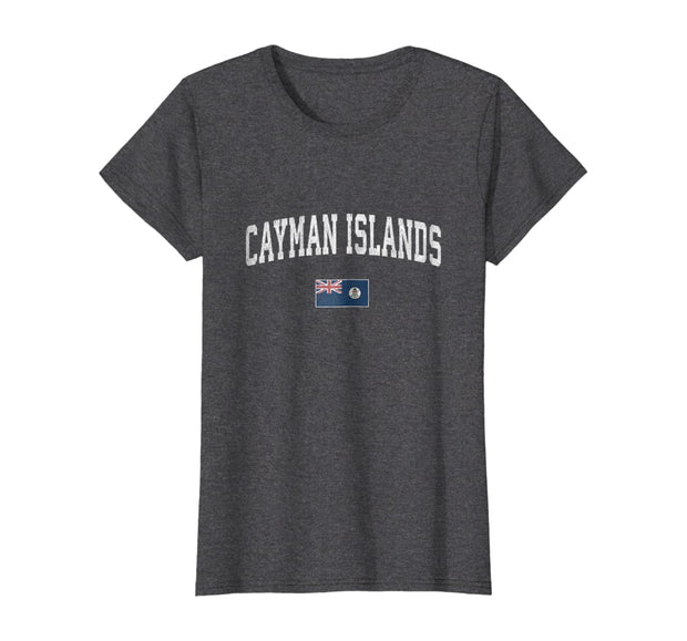 Cayman Islands T-Shirt Vintage Sports Design Caymans Tee