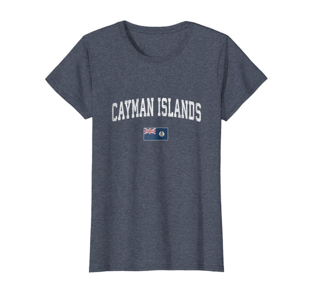Cayman Islands T-Shirt Vintage Sports Design Caymans Tee