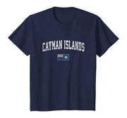 Cayman Islands T-Shirt Vintage Sports Design Caymans Tee