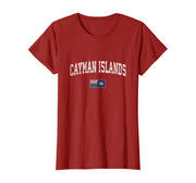 Cayman Islands T-Shirt Vintage Sports Design Caymans Tee