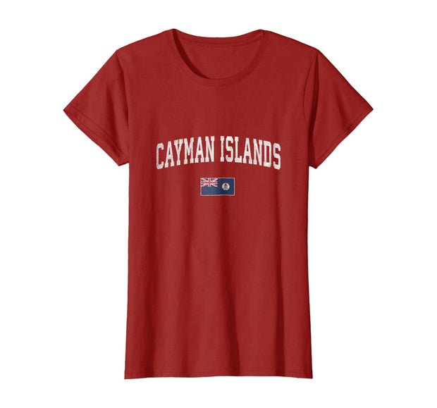 Cayman Islands T-Shirt Vintage Sports Design Caymans Tee