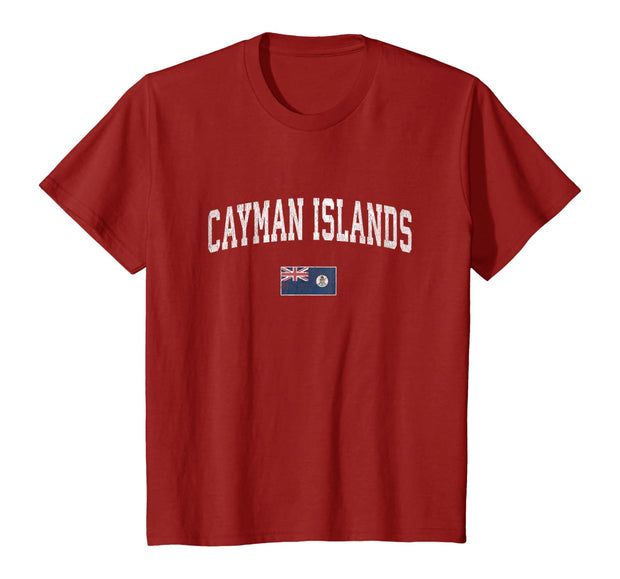 Cayman Islands T-Shirt Vintage Sports Design Caymans Tee
