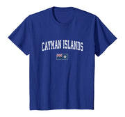 Cayman Islands T-Shirt Vintage Sports Design Caymans Tee